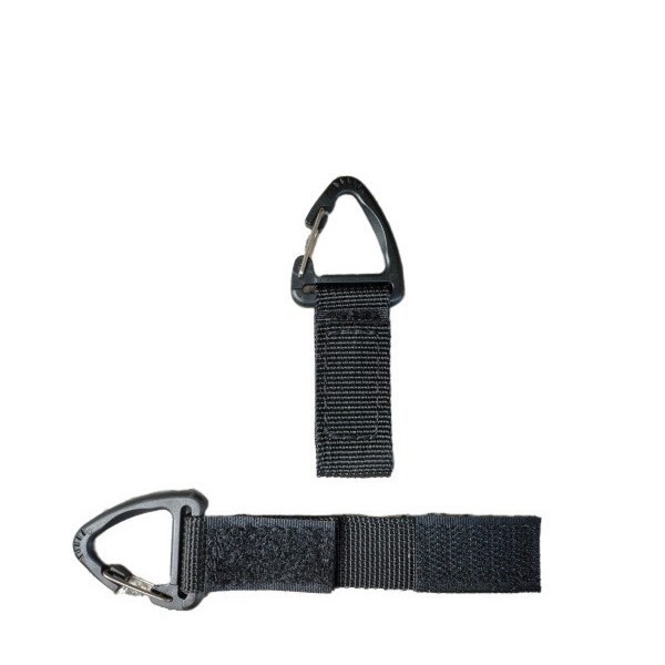 2.0cm Triangle Buckle Nylon Webbing Backpack Accessories Hanging Buckle Outdoor Backpack D-Shaped Carabiner Quick-Hook Keychain