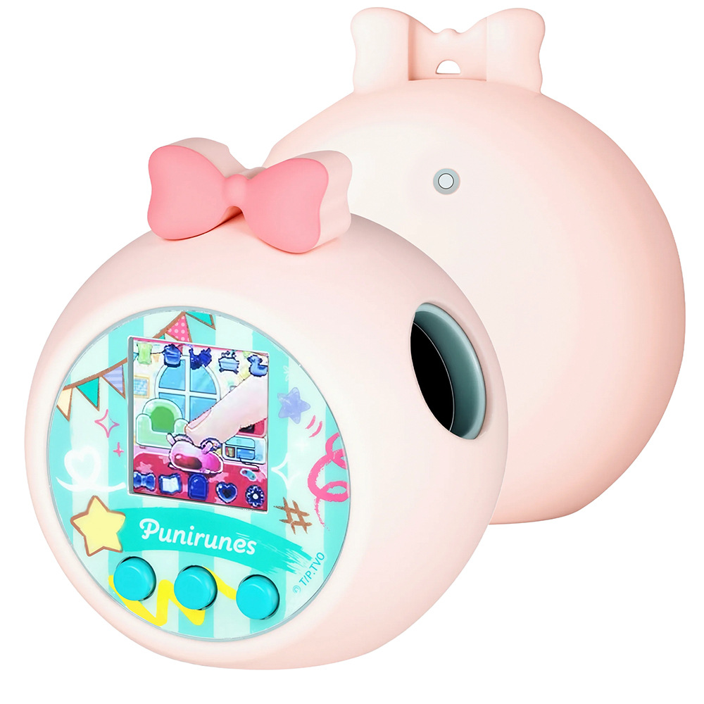 Funda de Silicona para Mascota Virtual Punirunes, Decorativa con Lazo