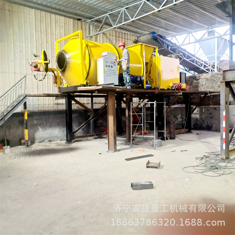 支架固定沥青搅拌站 废旧沥青加热再生机 3方单罐体沥青拌合机