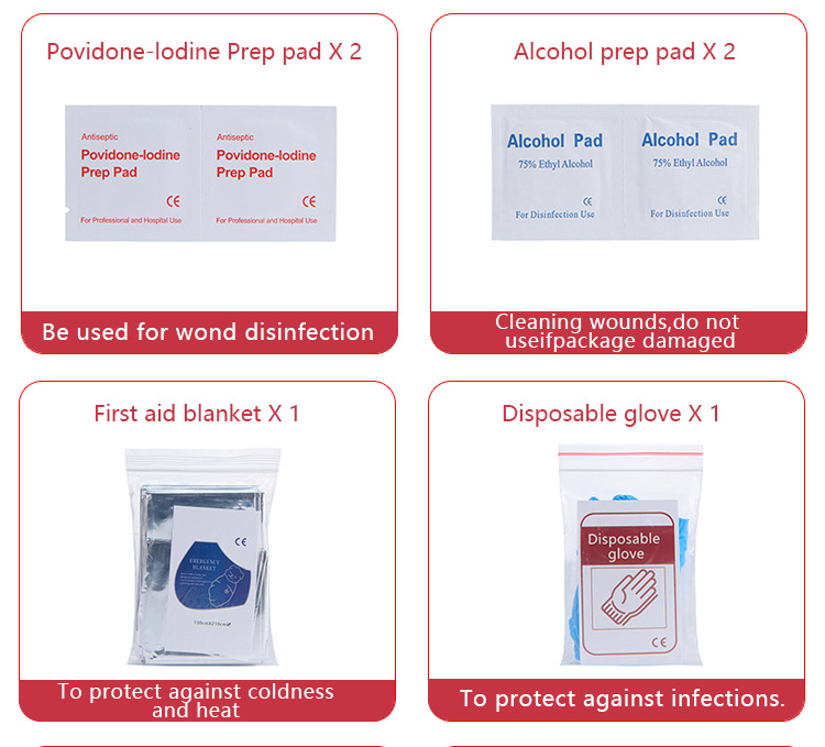 EHBO-set voor huisdieren (katten en honden), opbergtas voor wondverzorging, buitengebruik_voghion.com