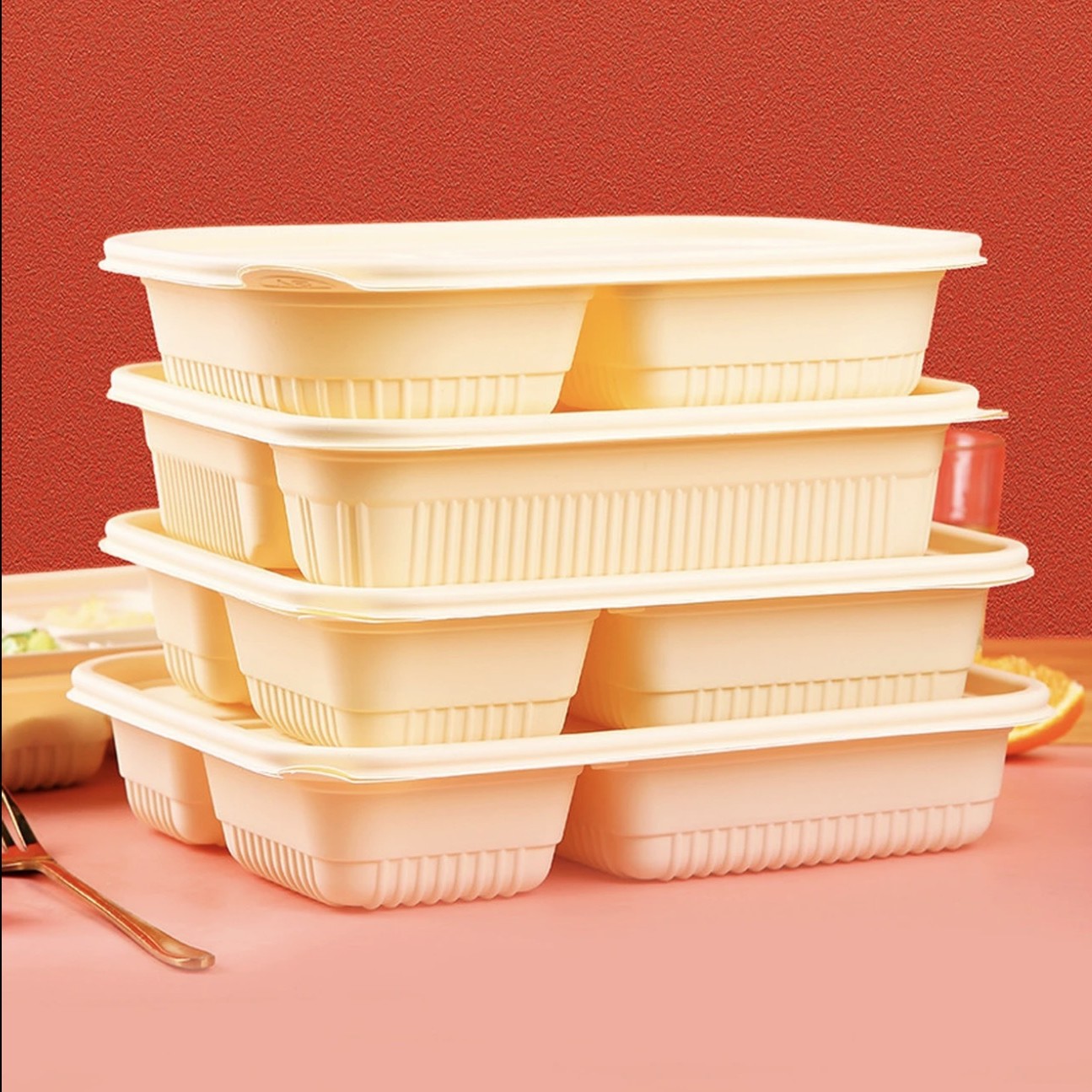 玉米淀粉可降解环保餐盒