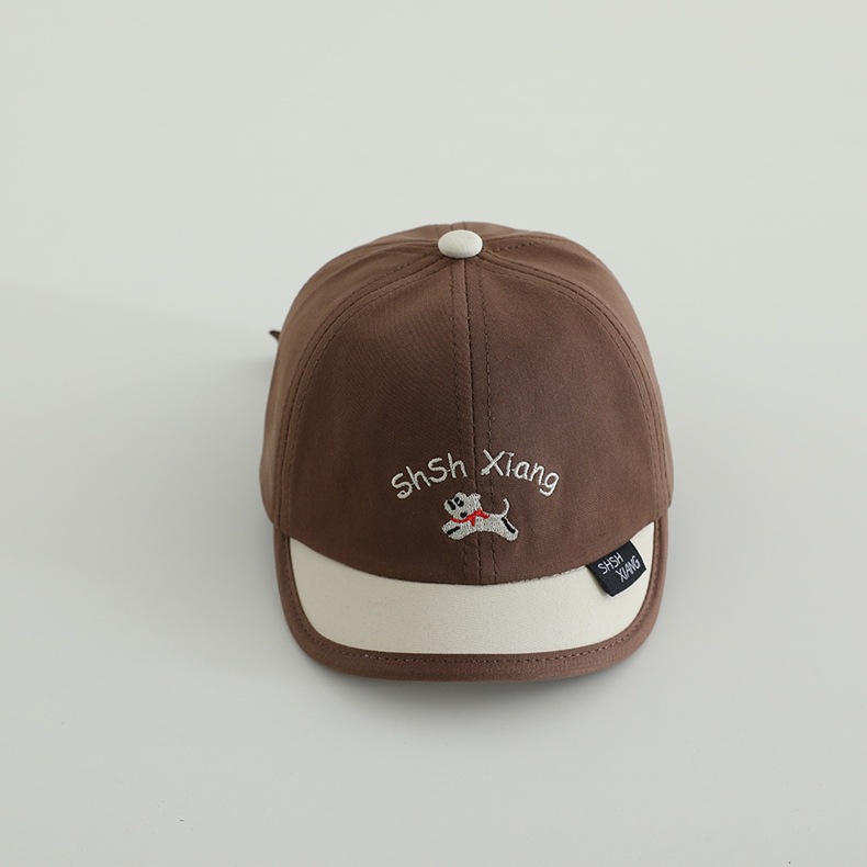 Sombreros para bebés primavera y otoño gorras de lengua de pato lindas de dibujos animados para bebés gorras corta gorras de béisbol para hombres y mujeres