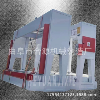 自动进出板 全封闭套装门液压式冷压机 复合板材压合机