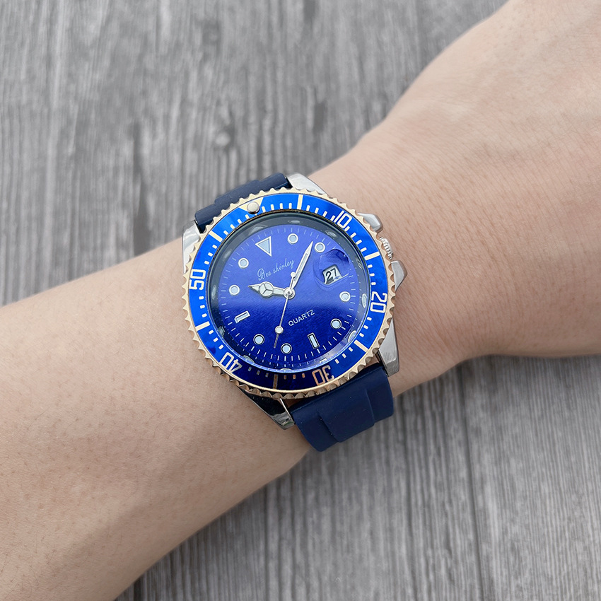 60g Weight Ordinary Glass Mirror Material Silica Gel Strap Material Watch Classification Pointer Display Type Buckle Buckle Style Round Dial Shape Casual Occasion Quartz Movement Solid Color Pattern All Seasons Season Unisex Gender Sport Style Style Sport Style Solid Color Buckle Quartz Watch 5