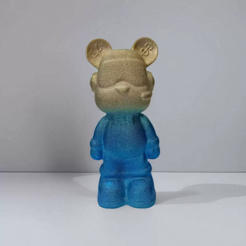 批发网红升级版暴富音乐熊摆件高级感存钱客厅电视柜家居饰品陶瓷