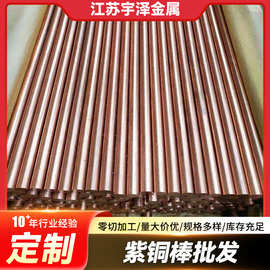 供应紫铜T2铜棒T1高纯紫铜棒六角棒红铜棒TP2紫铜棒粗细棒方现货