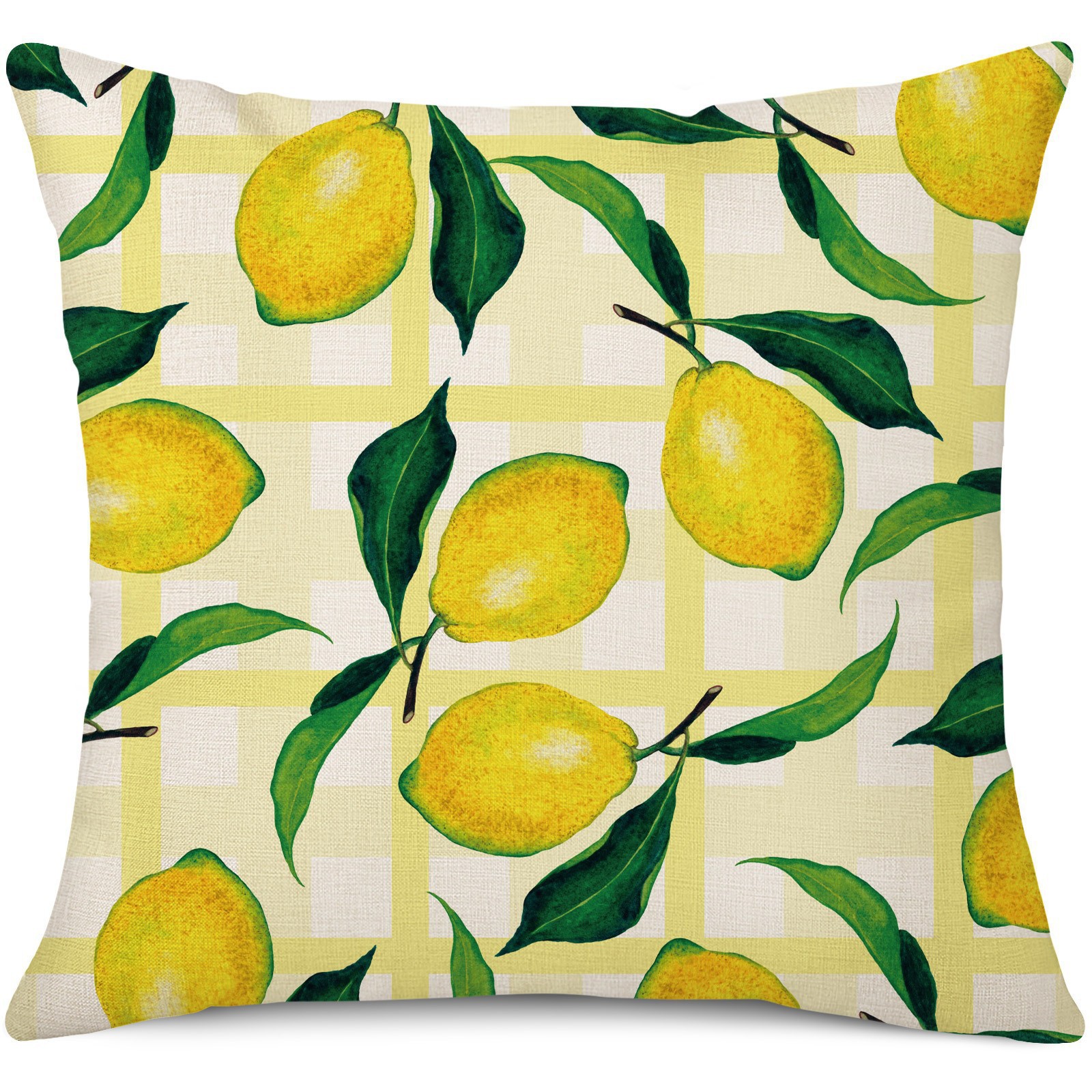 Amazon limón fresco serie de frutas almohada de oficina siesta almohada almohada de casa almohada de cubierta
