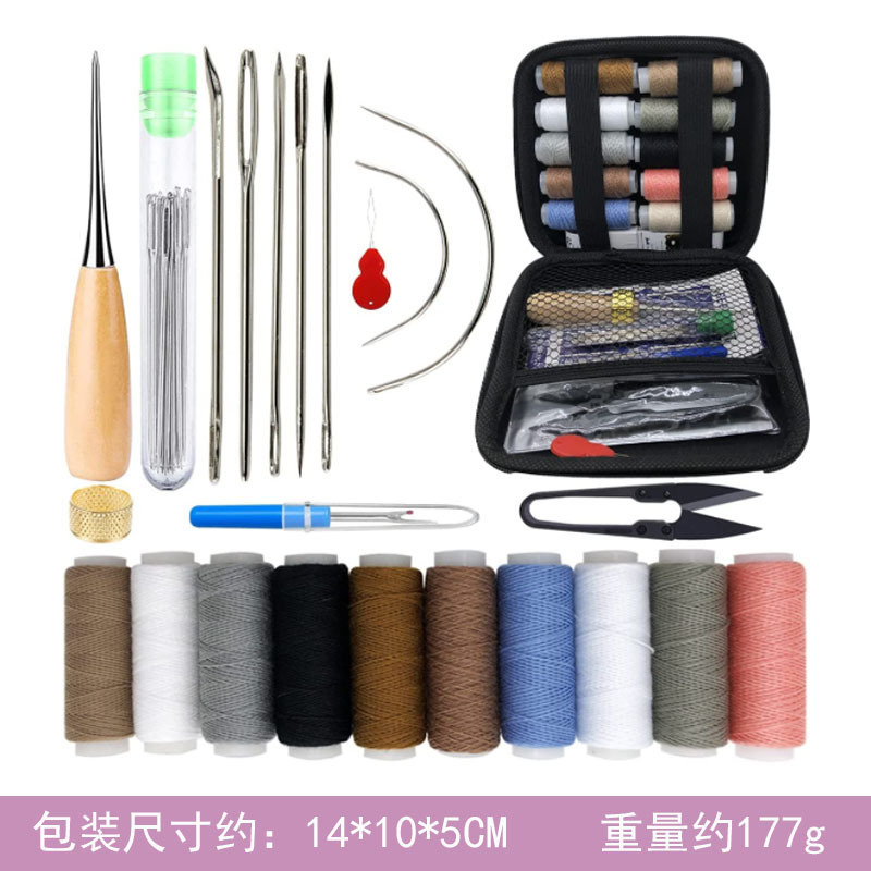 国境を越えた売れ筋の革製品クラフト革ツール手縫いセットマルチ仕様 DIY 縫製針キャンバス糸組み合わせセット|undefined