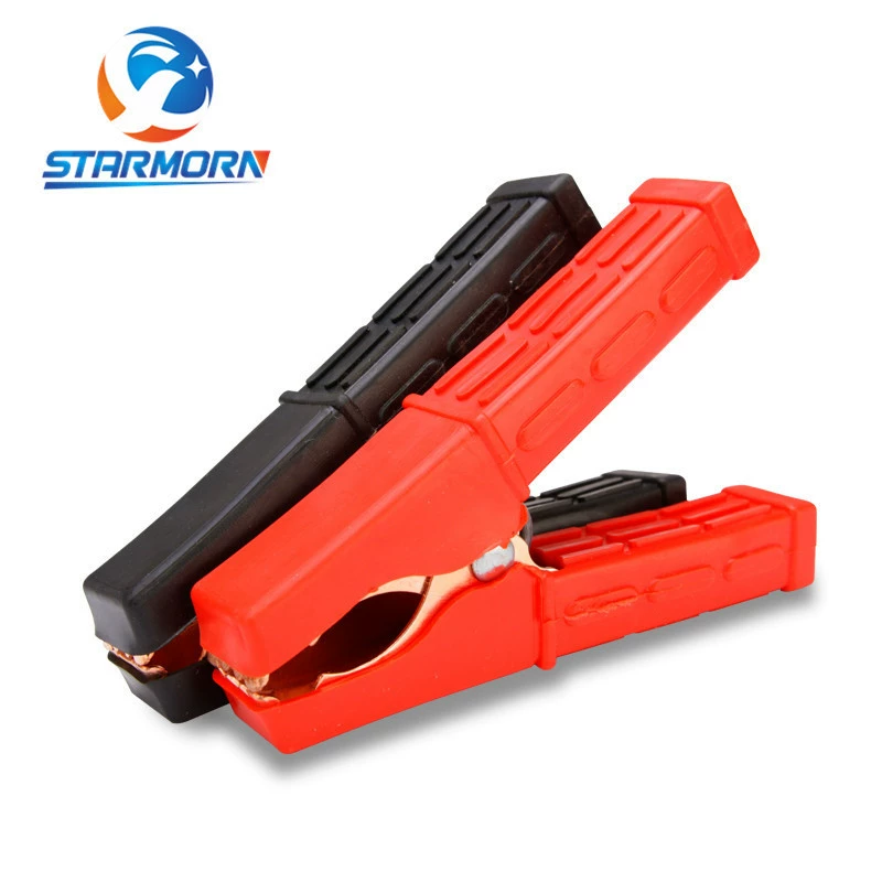 Производитель зажимов для аккумуляторов, оптовая продажа, зажим для подключения зарядного устройства, 500 токовых зажимов для рыбы, полный защитный чехол, зажим для аккумулятора