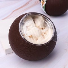 Internet celebrity coconut jelly jar bowl dessert packaging baked coconut pudding pastry box coconut milk jelly shell box food grade heat-resistant