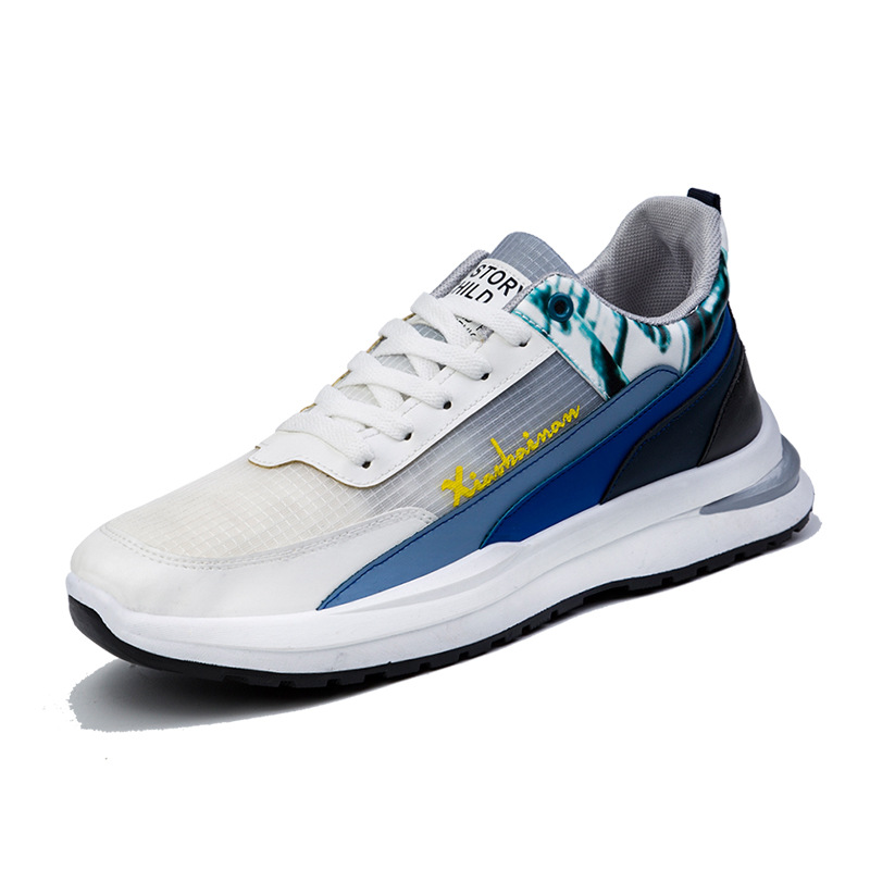 Zapatos para hombre al por mayor para exportación, zapatos deportivos de suela blanda modernos y a la moda, zapatos casuales para correr para hombre, ligeros, transpirables y modernos para exteriores