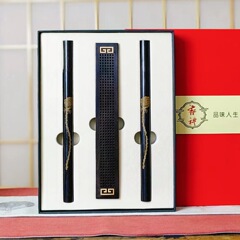 ギフトボックスセットギフトボックス沈香線香三点セット紫白檀木線香炉香箱卸売り香
