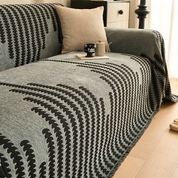 Sofá cubierta 2024 popular nueva toalla de sofá cuatro estaciones general cubierta de sofá tela de cubierta única manta sofá cojín