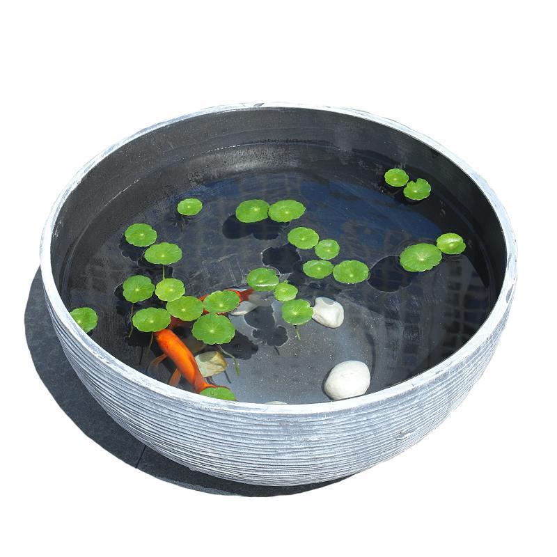 Hydroponic Lotus Basin Plastic Planter, Large-Caliber Fish Pot, UV-resistant, Multiple Sizes