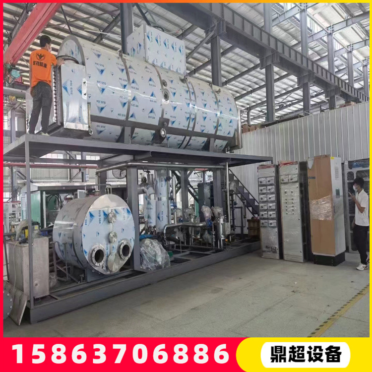 出售二手7吨MVR钛材结晶蒸发器 化工蒸发设备