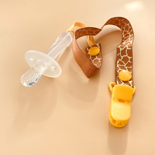 Baby silicone teething stick, toddler teething stick, strap, grinding teeth stick, baby nipple holder, nipple strap, stroller strap