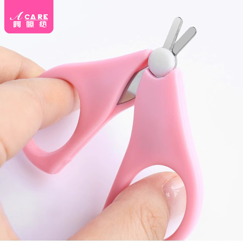 Free Shipping/Nail Clippers/Baby A1Z56 - Toddler Scissors, Safe for Babies, Prevents Pinching of Fingers