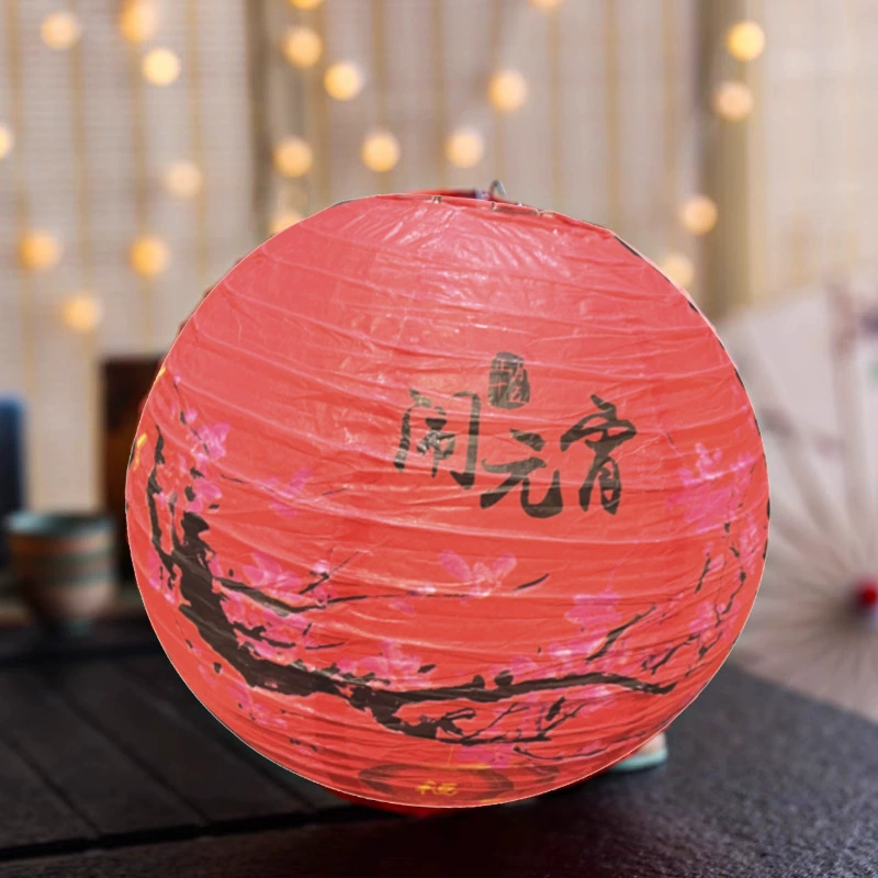 2025 New Style Fortune Mid-Autumn Festival National Style Lanterns National Day Decoration Handmade Lanterns Shopping Mall Window Spring Festival Lanterns