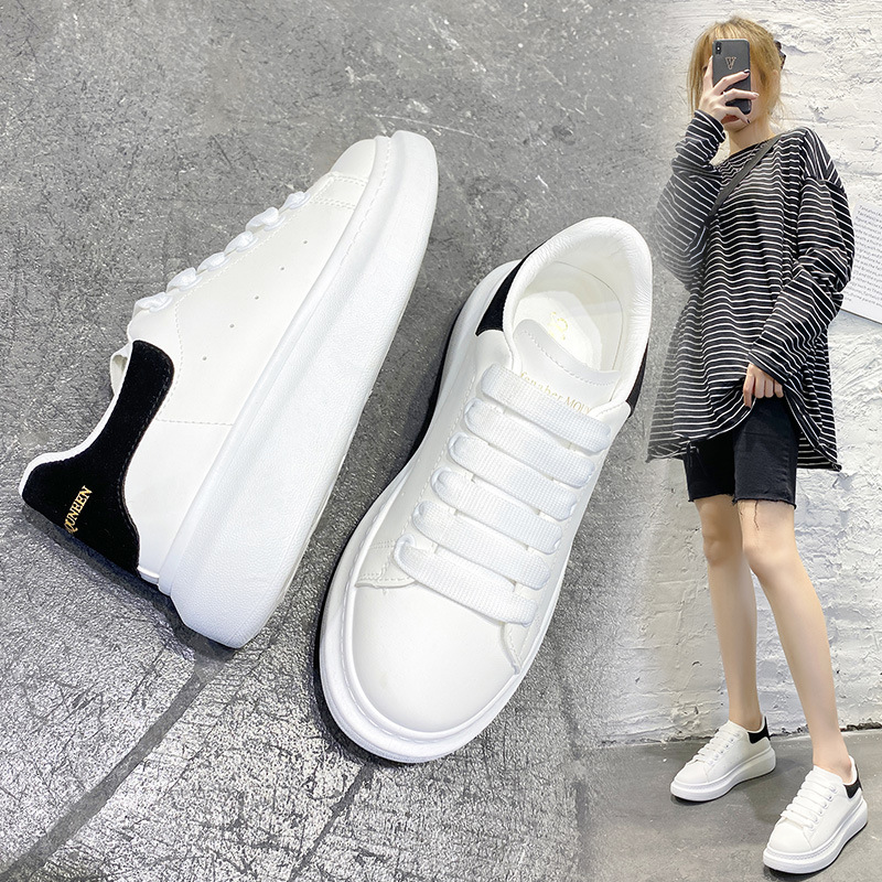 Trendy shoes small white shoes female st...