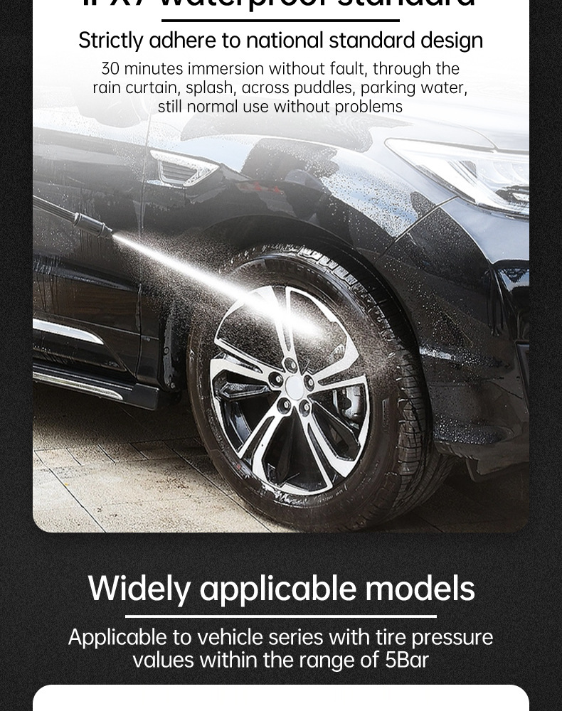 Solar-Powered Tire Pressure Monitoring Tire Pressure Monitor Tpms Tire Pressure Detection Tire Pressure Detector Cross-Border E-Commerce