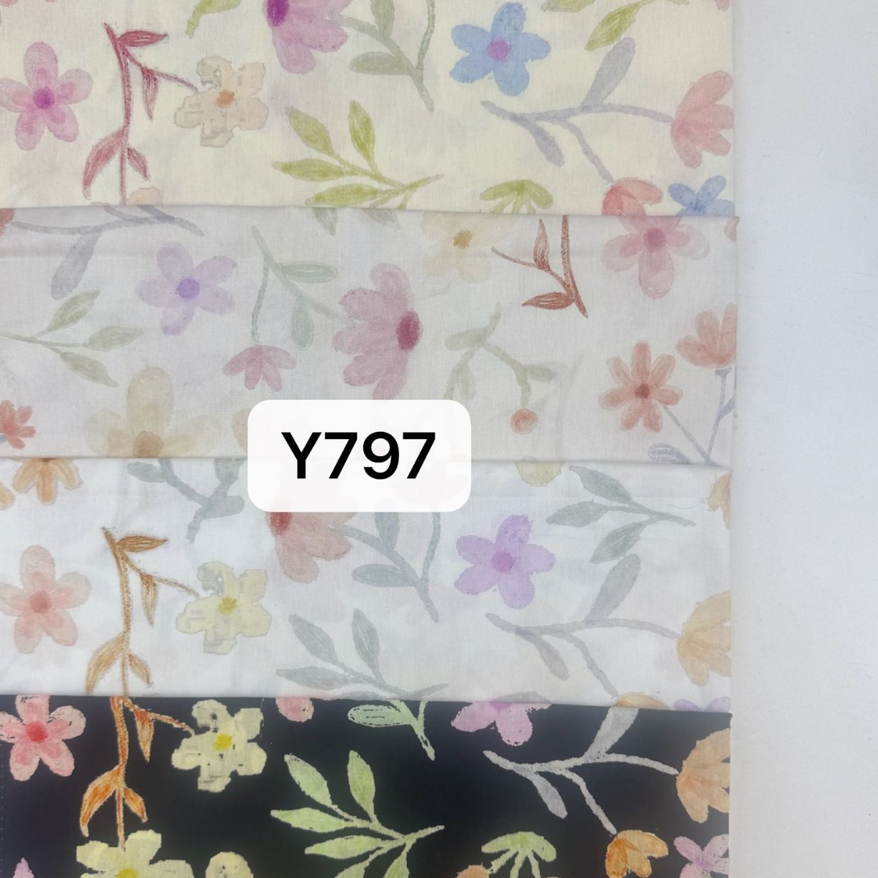 Y797全棉数码印花面料手工diy衬衫连衣裙家居服儿童服装面料