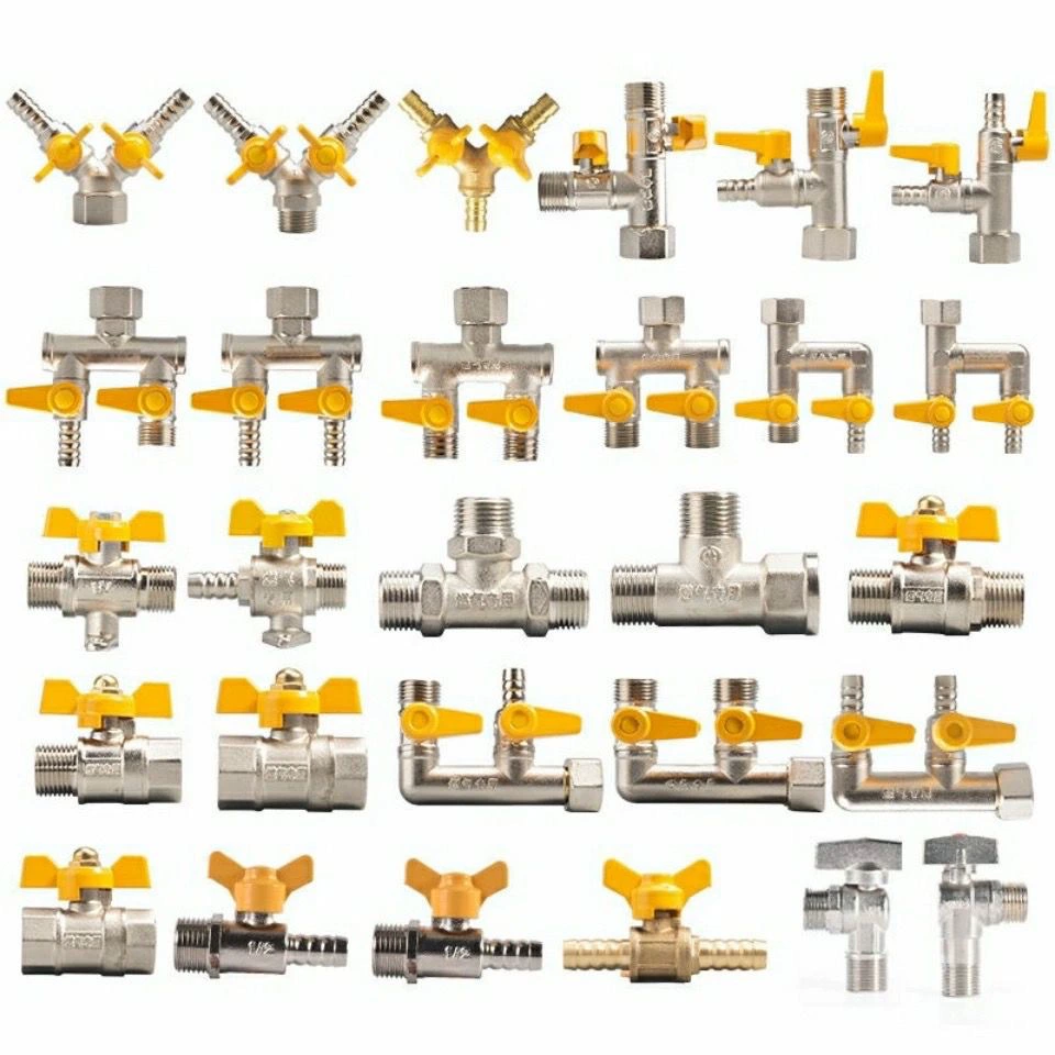 Медный газовый тройник с соединением, одноходовой, двухсторонний, двухсторонний, водопроводный шунт, водоотделитель, 4-точечное преобразование выпускного отверстия