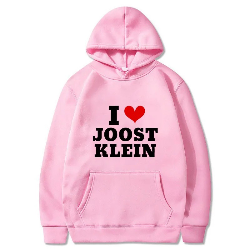 Suéter de hombre 2025 Me encanta Joost Klein estampado patrón divertido jersey retro hip-hop ropa de hombre
