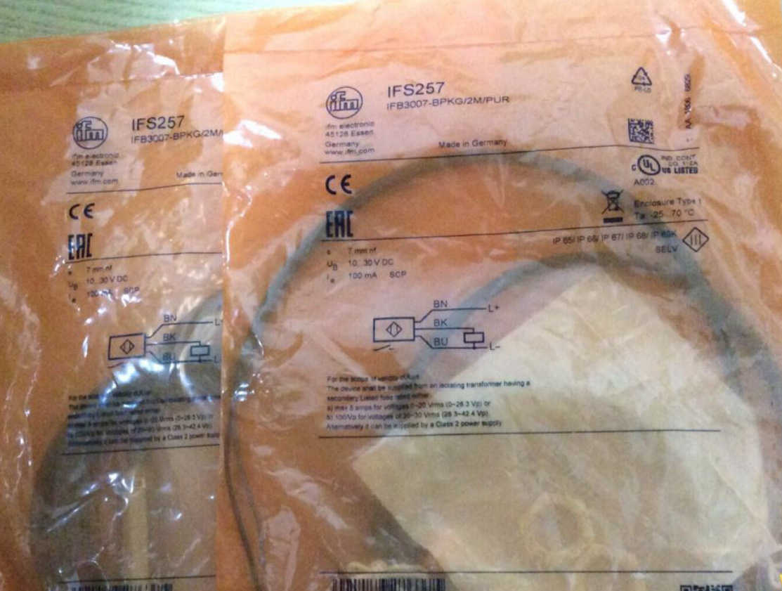 IFS260电感式传感器 IFB3004BAPKG/US-104德国IFM易福门接近开关
