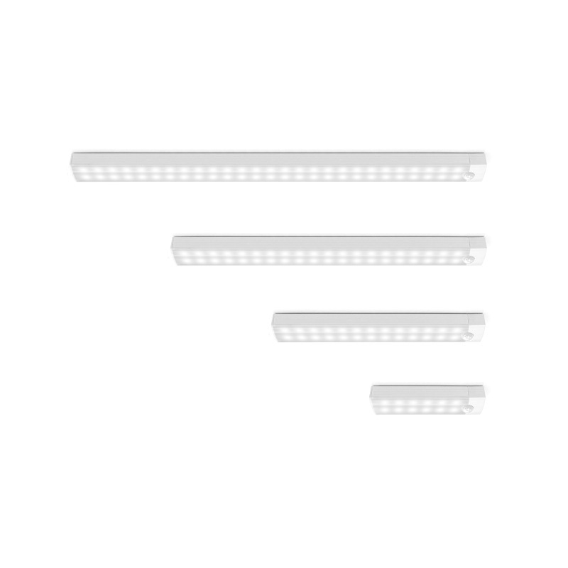 Comercio exterior transfronterizo llevó la inducción del cuerpo humano inteligente inalámbrico magnético noche luz tira electrodeless oscurecimiento de carga armario Luz