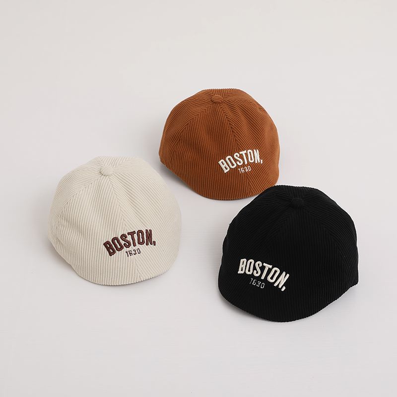 Sombreros infantiles primavera y otoño retrogrado ocio boina versátil bebé retro gorra de avance gorra de lengua de pato para niños y niñas image 2