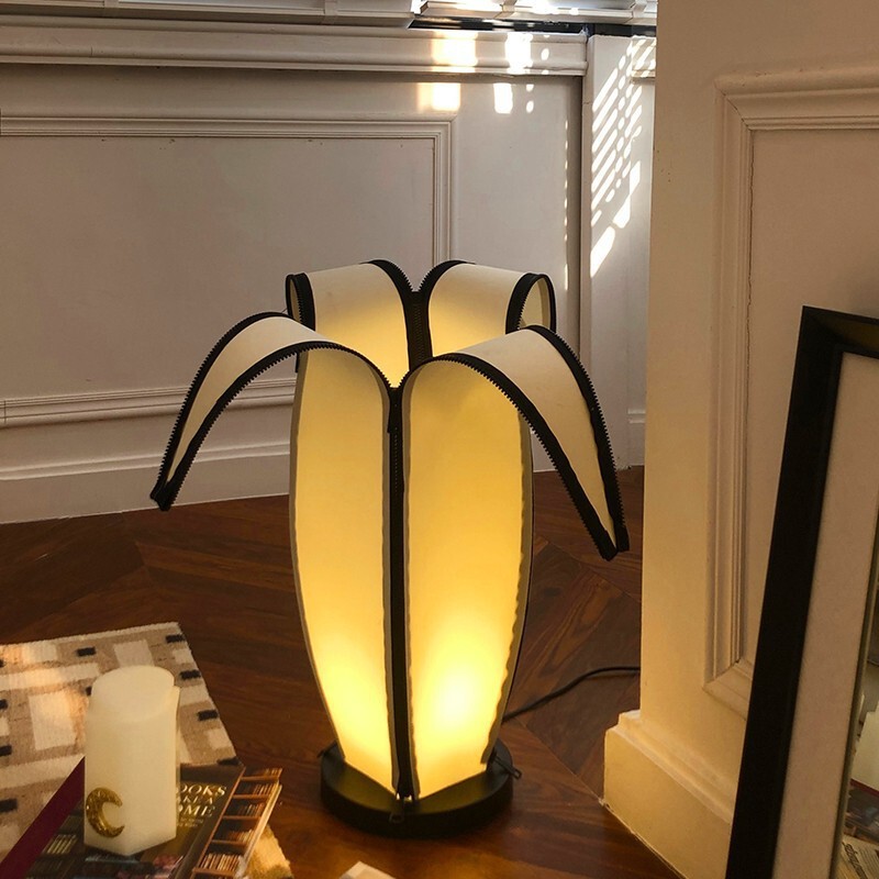 Medieval Style Banana Lamp Nordic Creative Bauhaus Table Lamp Modern Simple Living Room Bedroom B&B Floor Atmosphere Lamp