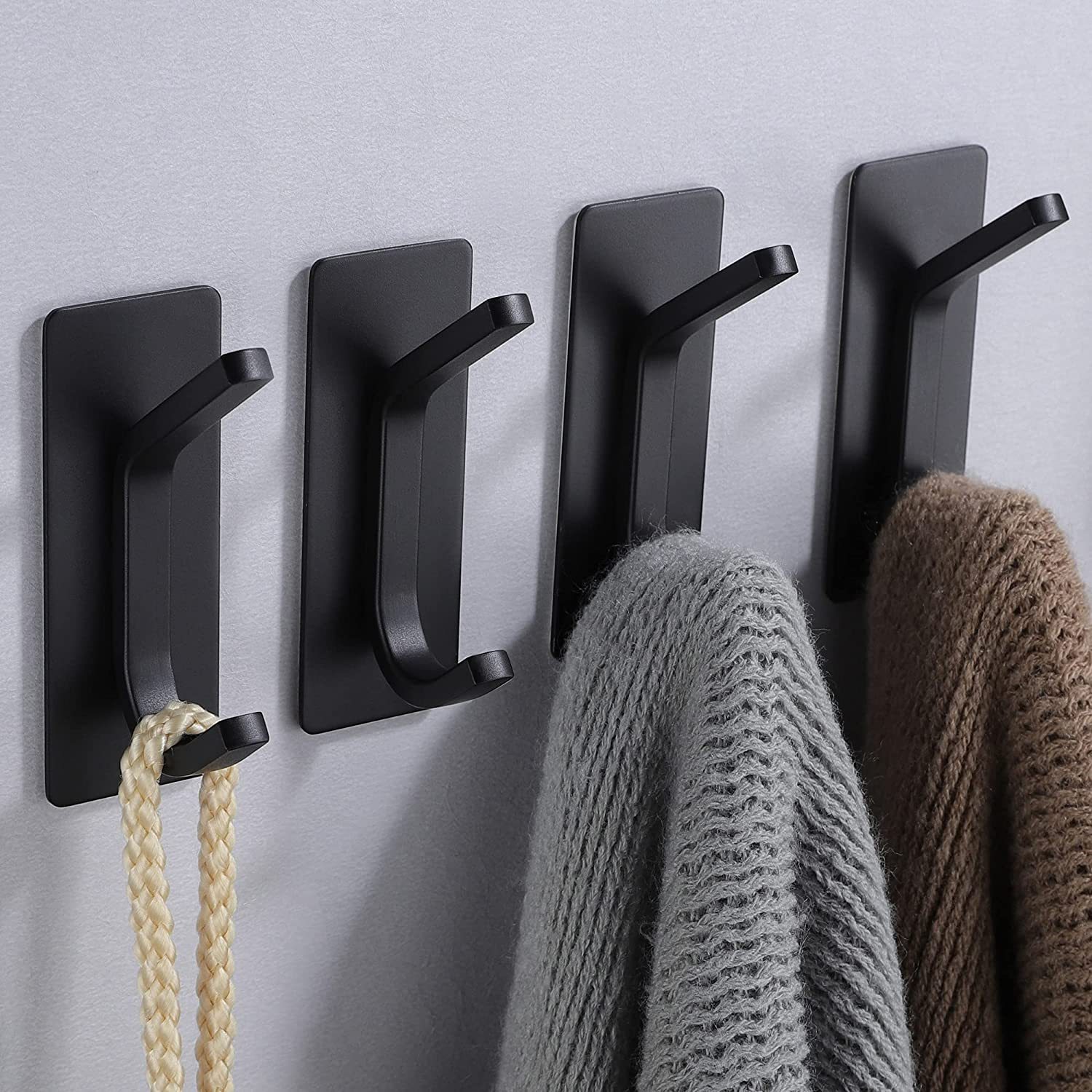 挂钩 跨境专供不锈钢挂钩粘钩免打孔Clothes Hook 衣帽钩 挂勾-阿里巴巴