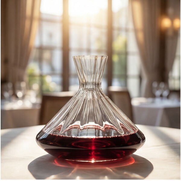 Crystal creative wine decanter with rhinestones
