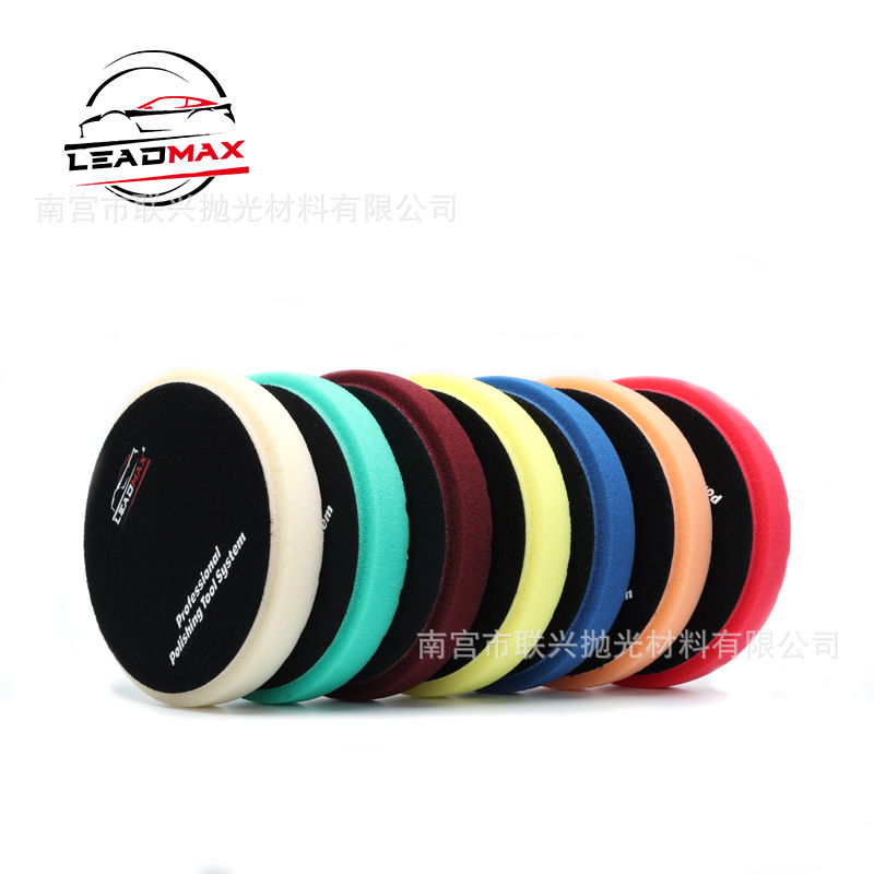 6.5寸蜂窝海绵抛光盘汽车美容抛光轮车漆划痕修复还原海绵盘厂家