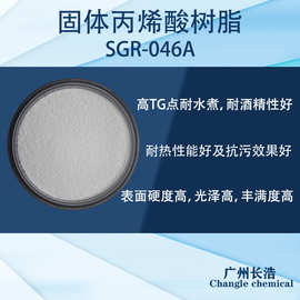 固体丙烯酸树脂SGR-046A  高TG点耐水煮，耐酒精性