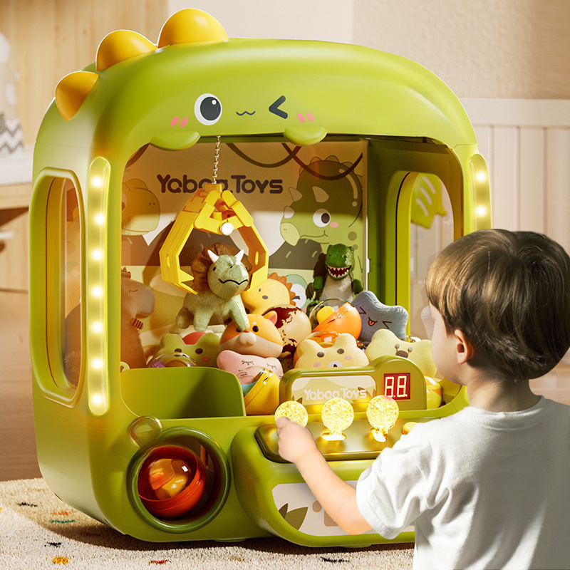 新しい子供のクレーンゲームクリップ人形小型家庭用ガシャポンマシン大型おもちゃ女の子の誕生日プラスチック送料無料|undefined