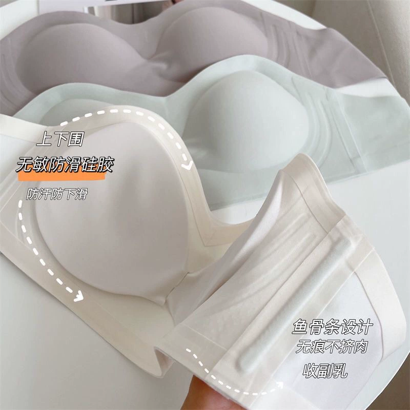 Bra top, non-slip supporting underwear, invisible protective underware, beautiful back