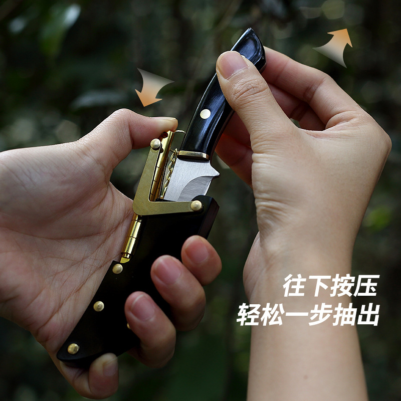 Honeybee Fruit Knife Household Portable Knife Camping BBQ Meat Knife Multifunctional Peel Knife Sharp Knife