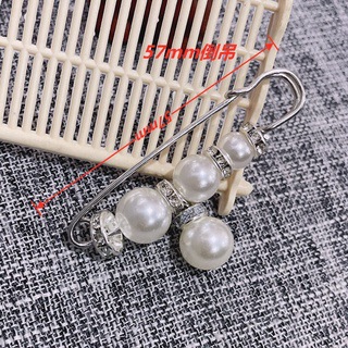Polytic pearl white needle waist buckle#qt032