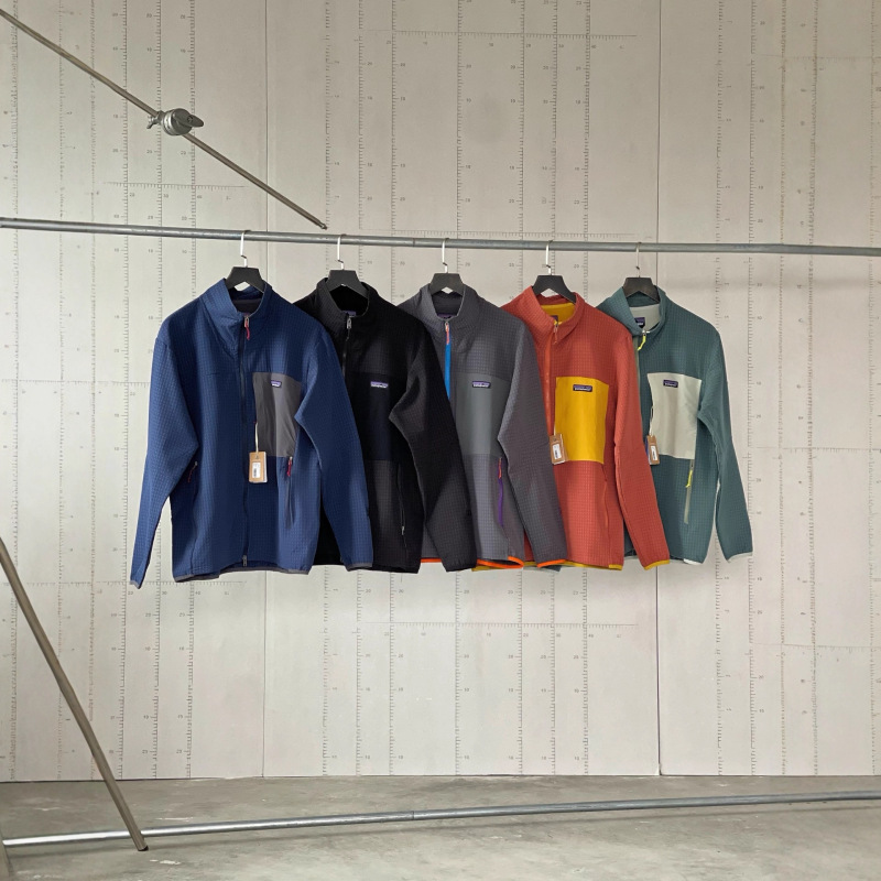 High-Quality Cross-Border Export Pata Outdoor Fleece R2 Soft Shell Jacket Stand Collar Jacket for Men and Women Couples