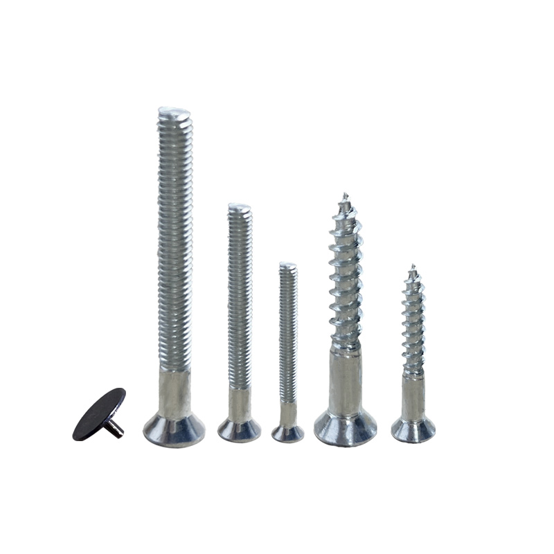 높은 세트 스크류 장식 커버 셀프 태핑 기계 와이어 스크류 캐비닛 서랍 핸들 스크류 캡 긴 캐비닛