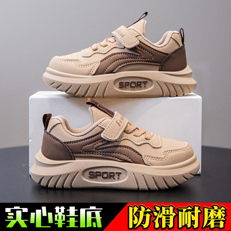 女童板鞋低帮儿童运动鞋春秋季新款网红阿甘鞋百搭软底女孩跑步鞋|undefined