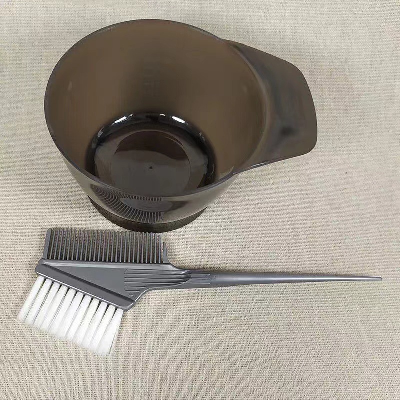 Kit de herramientas de teñido de cabello casero de un solo uso para la chapa, tazón de aceite, cepillo de pelo suave, orejas, peine de cabello especial para el teñido de escaldado