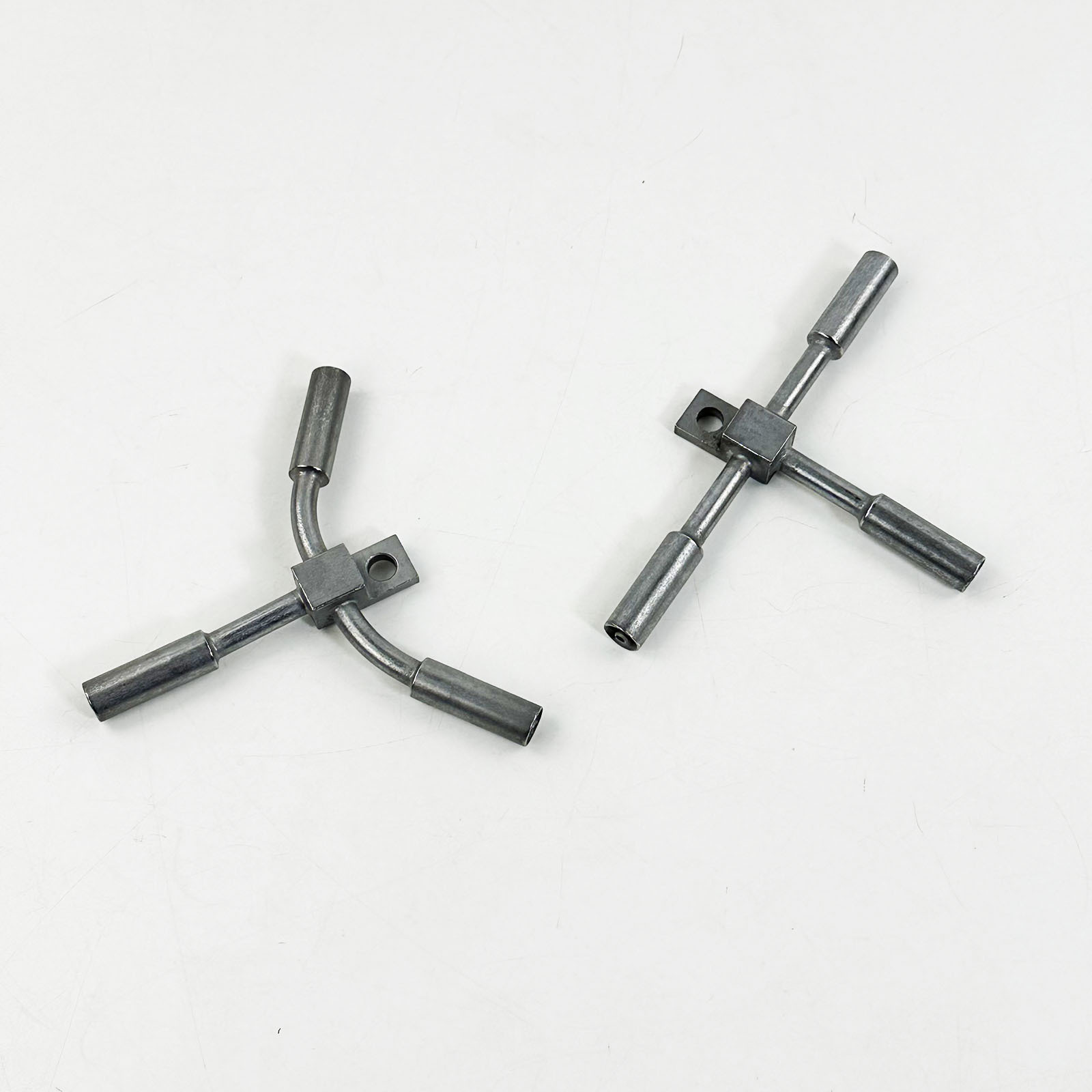 T-Type/Y-Type Three-Way Galvanized Brake Oil Pipe Connector Motorcycle Brake Hose Connector Accessories Disc Brake