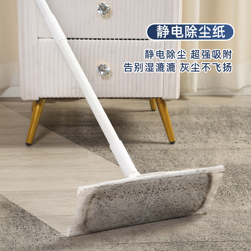 헝양 세안용 타월 소형 대걸레 가정용 원터치 청소 손세탁 불필요 평면 천걸레형 데스크탑 게으름뱅이용 대걸레