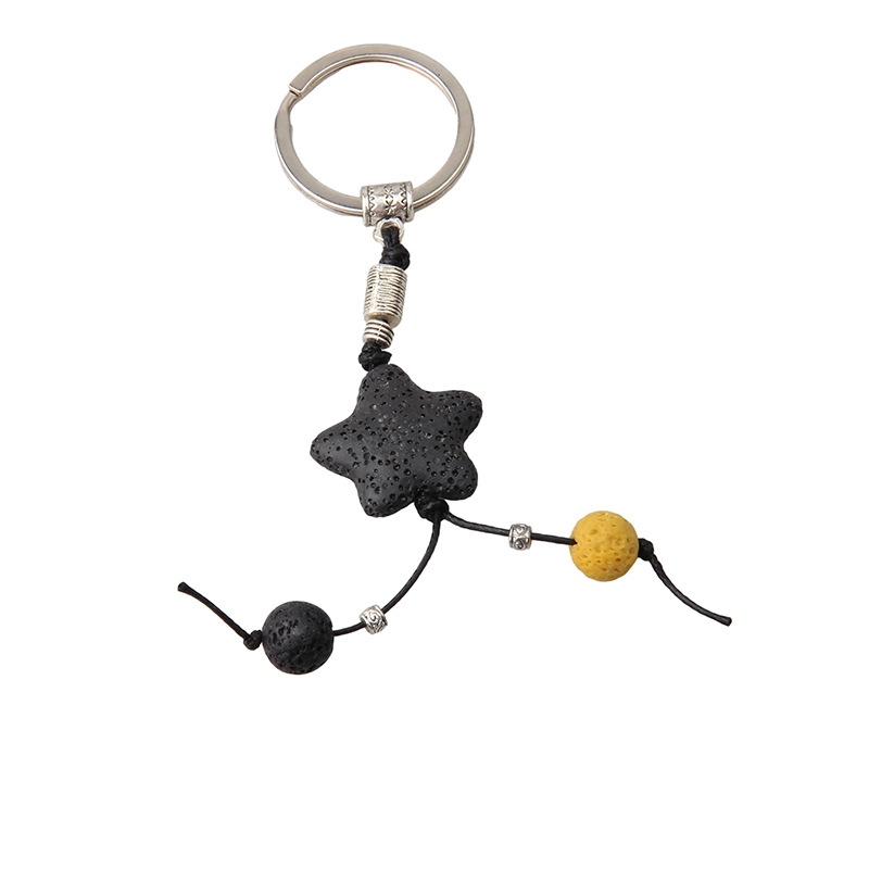 volcanic stone keychain 1