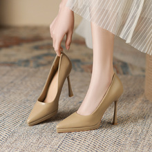 1166-2 2025�¿��Ըм�ͷϸ���߸�ЬŮ��ˮ̨���߸�ЬHigh heels