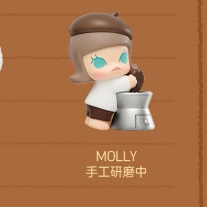 Коллекционные фигурки (Bubble Mart) серия Coffee Factory — милые смоляные куклы, разные персонажи