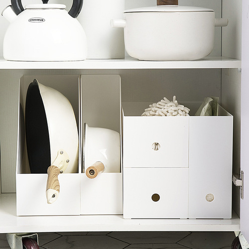 Desktop stationery storage box books bookshelf organizer cabinet bevel file box office A4 file storage box