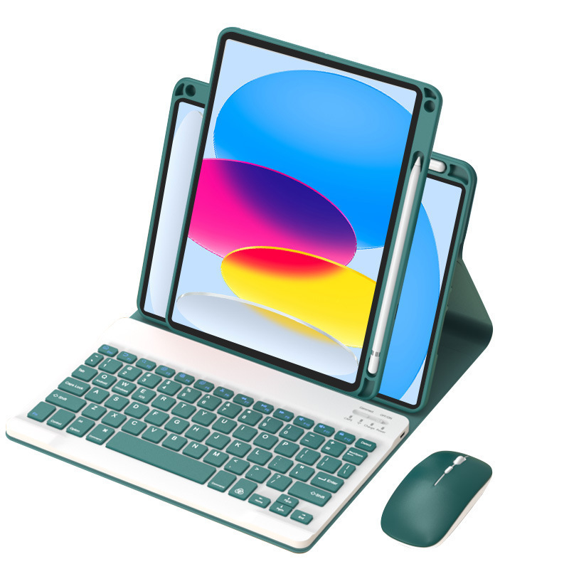 2022 new 720 ° rotatable iPad Bluetooth keyboard protective cover with Pen slot 10 Generation 9 generation Apple tablet shell